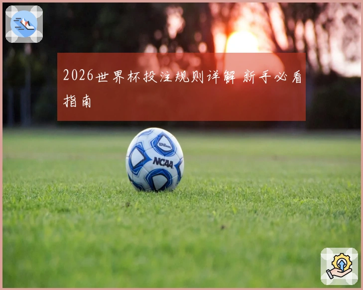 2026世界杯投注规则详解 新手必看指南